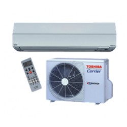 Thermopompe avec unité murale bi-blocs sans conduits Toshiba-Carrier RAS-15EAV-UL